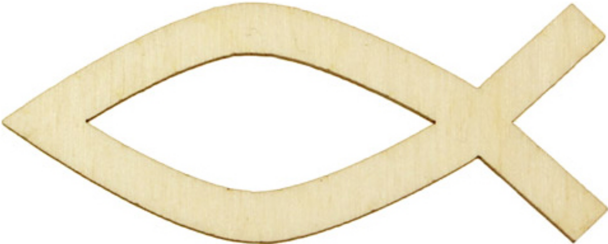 Holzfisch 7 cm