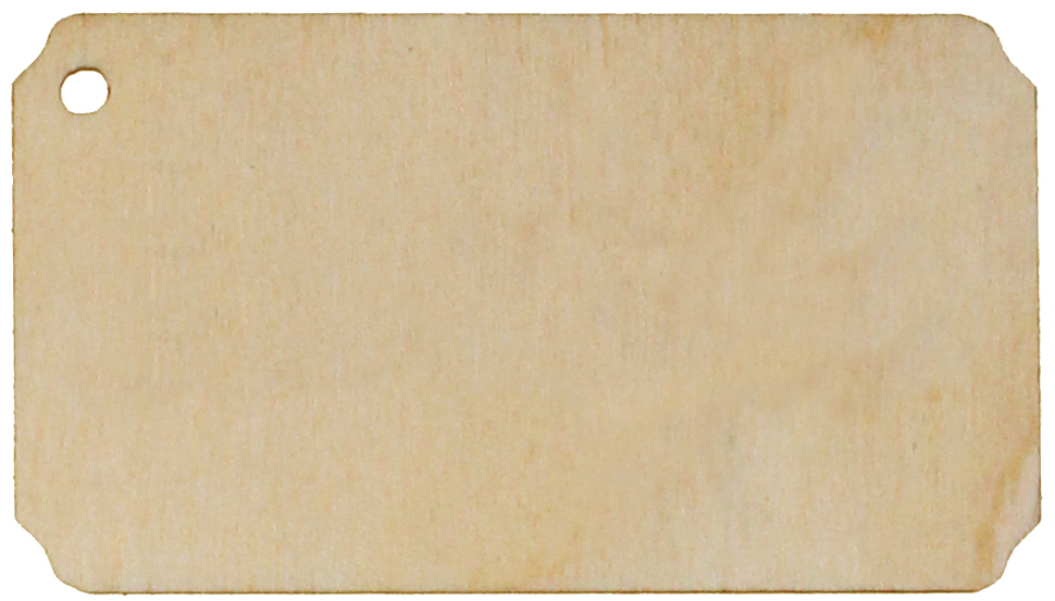 Holzschildanhänger 70 × 40 mm